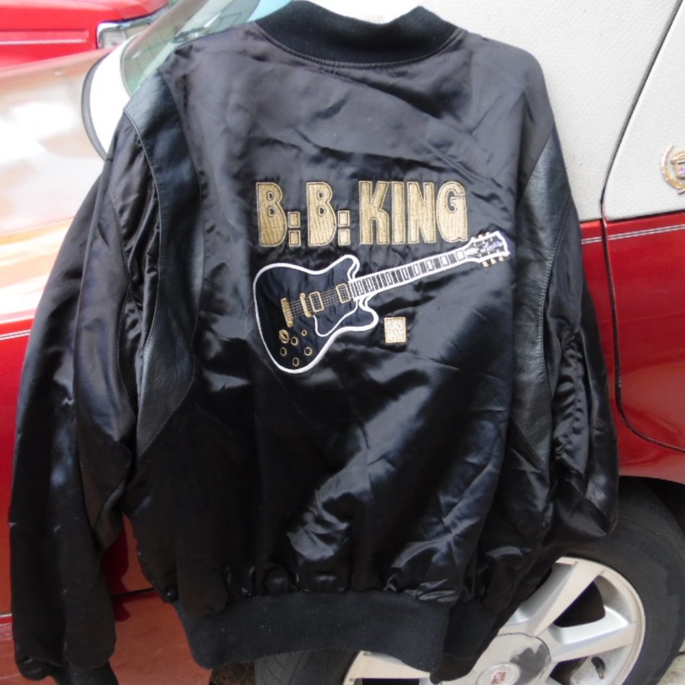Vintage BB king Tour Jacket/Coat Lucille Guitar On Back SAS Production 2XL